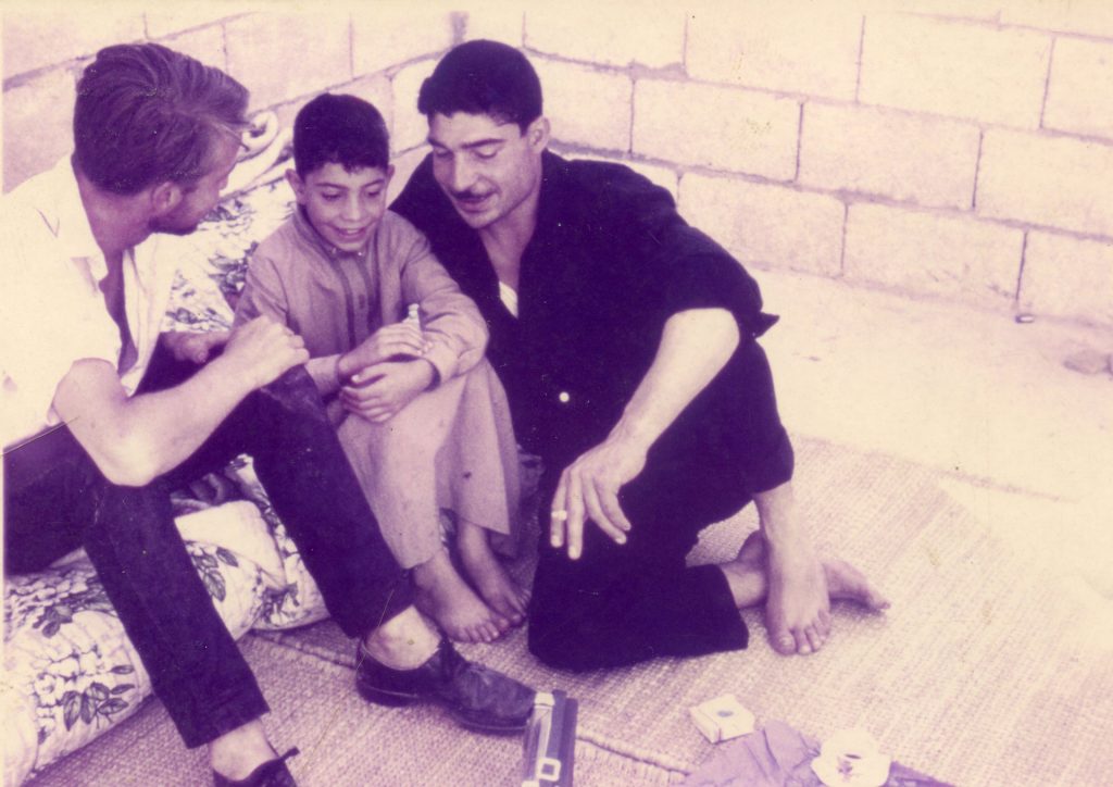 With Ahmed, the bus conductor, in Hama, Syria 1964. photo Werner Krüger.