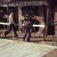 1. PREPARING & LAYING OUT THE TANI BANI (WARP) BEFORE PLACING IT ON A LOOM. RATANGARH, 1982