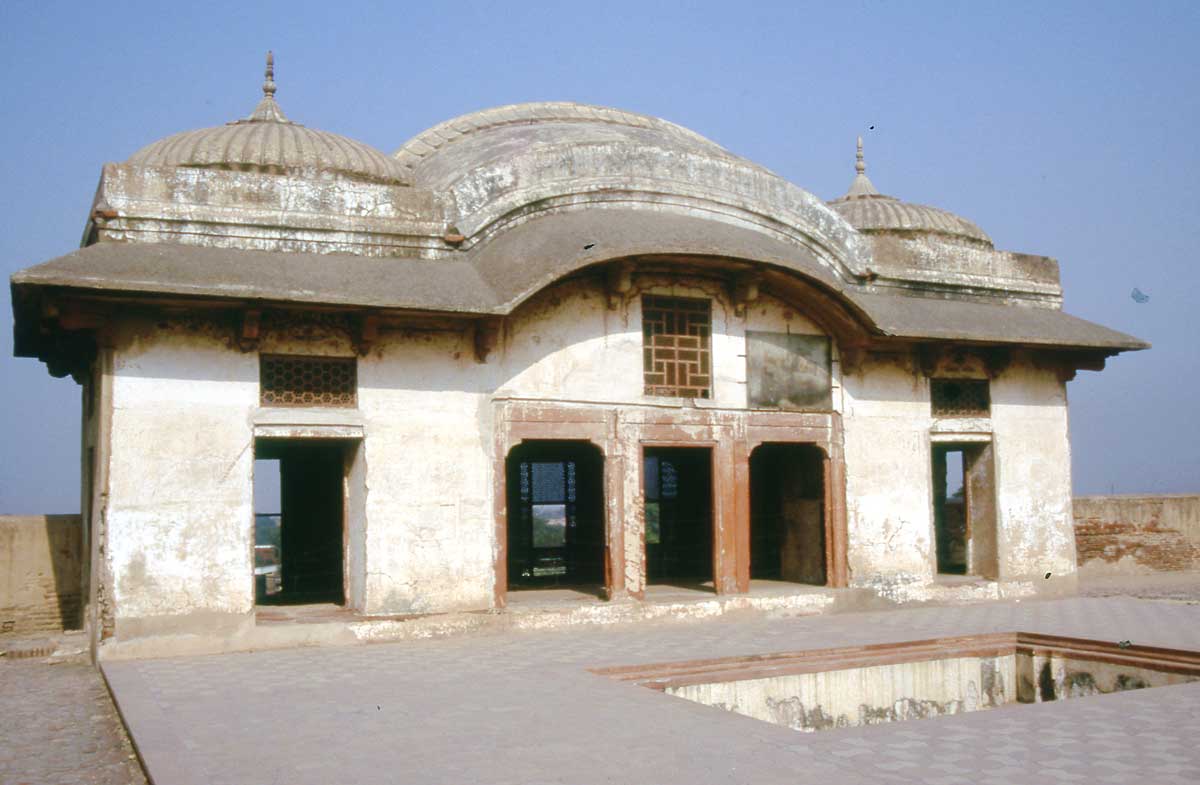 The Sedari (Three Doors) on the North Wall of Lahore Fort.